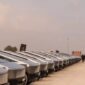 Tesla Cybertruck pertama didistribusikan di UEA. Foto oleh Tesla.