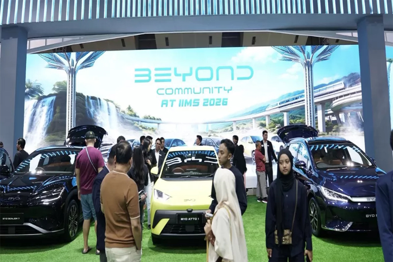 BYD Pamerkan Teknologi Kendaraan Listrik dan NEV Terbaru di IIMS 2026