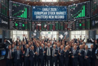 Saham Eropa Pecah Rekor Tertinggi Dipicu Lonjakan Komoditas dan Data Ekonomi AS