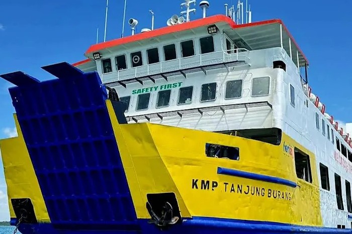 Kapal penyeberangan ferry milik PT ASDP. /ANTARA