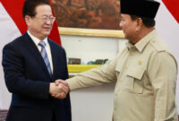 Presiden Prabowo Subianto saat bertemu Minister of State Security (MSS) atau Menteri Keamanan China, Chen Yi Xin di Istana Negara, Jakarta, Jumat (27/3/2026) kemarin. (Foto: BPMI Setpres)