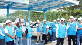 PLN Siagakan Ribuan SPKLU untuk Mudik Lebaran Kendaraan Listrik (ANTARA)