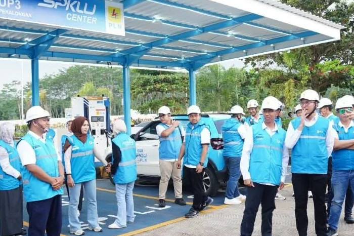 PLN Siagakan Ribuan SPKLU untuk Mudik Lebaran Kendaraan Listrik (ANTARA)