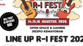 R-I Fest 2026 Buka Panggung Tiga Hari dengan Tiket Terjangkau