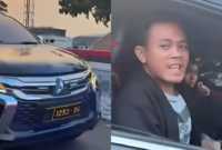 pengemudi mitsubishi pajero ditangkap