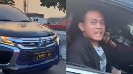 pengemudi mitsubishi pajero ditangkap